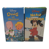 Vhs Doug La Pelicula + Nariz De Cazador Disney