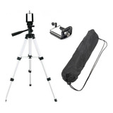 Tripode Profesional Para Celular Y Camara 1,39mt Con Estuche