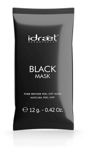 Idraet Black Mask Mascarilla Carbon Peel Off Puntos Negros