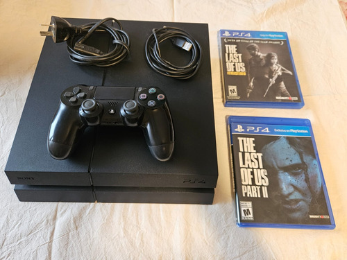 Playstation 4 Ps4 500gb Fat 1 Joystick Juegos The Last Of Us