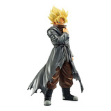 Figura Goku Super Sayajin Traje Negro 30 Cm Dragon Ball 