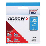 Grampas Grapas T50 Arrow Oficial Origen Usa 6 8 10mm X1250u