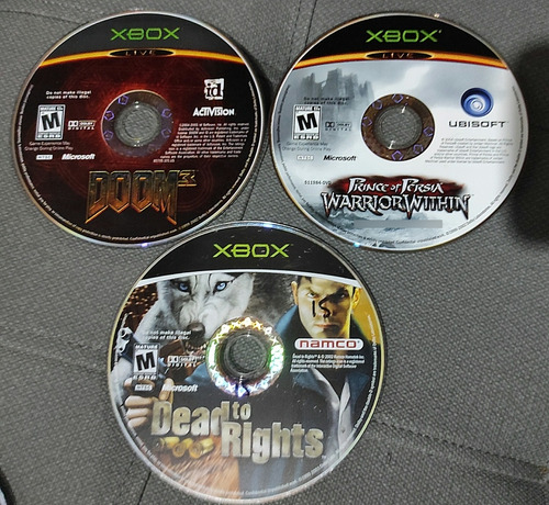 Lote 3 Juegos Para Xbox Clasico Solo Cds