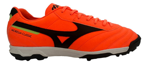 Chuteira Society Mizuno Morelia Classic As - Cor Laranja