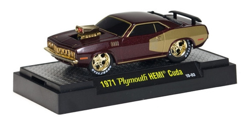 Chase 1971 Plymouth Cuda R2 Ground Pounders M2 Machines 1/64