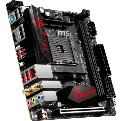 Msi B450i Gaming Plus Ac Am4 Mini-itx Motherboard