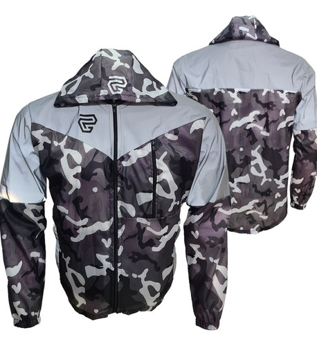 Chaqueta Moto Cortaviento Reflectiva Gp Deporte Ciclismo