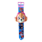 Reloj Paw Patrol Skye Proyector Infantil 24 Imágenes 