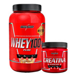 Whey 100% Pure 907g (pt) + Creatina 300g - Integral Médica 