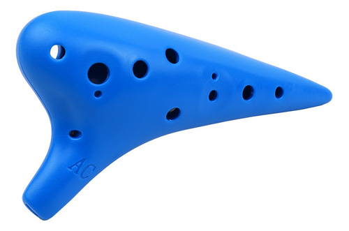 Flauta Ocarina De Plástico 12 Agujeros Alto C Instrumento Mu