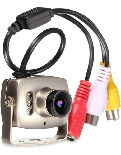 Mini Camara Vigilancia Cctv Rca Con Microfono 