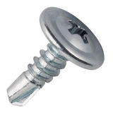 Tornillo Autoperforante Tel T1 Mecha 8 X 3/4 Zinc X 250