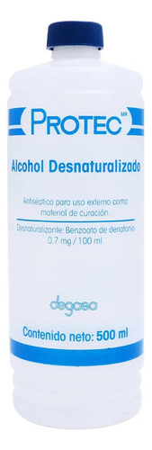 Alcohol Desnaturalizado Protec 500ml