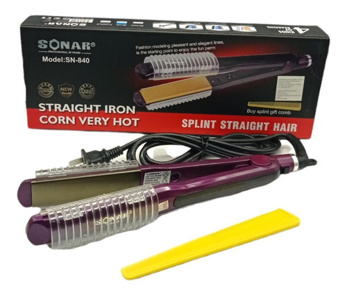 Plancha Alaciado De Cabello  Sonar Dama  Peinado