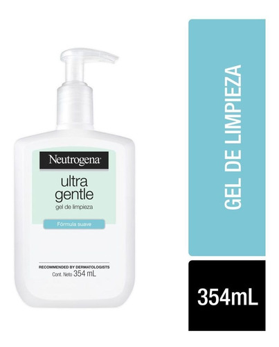 Neutrogena Ultra Gentle Gel Limpieza Piel Sensible Seca X354