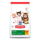 Alimento Hill's Kitten Comida Hill's Science Diet Kitten Para Gatos Pequeños Para Gato Cachorro De Raza Pequeño Sabor Pollo En Bolsa De 3.2kg