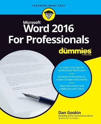 Libro Word 2016 For Professionals For Dummies - Dan Gookin