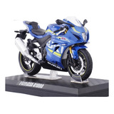 Para Suzuki Gsx-r1000 Modelo 1:12 Moto Con Visualizador