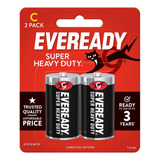 24 X Pila Carbon Zinc Mediana Tipo C Eveready 1235 - Bp2 