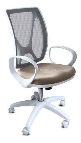 Sillón Ejecutivo Ergonómico Total White Alma Home Office Cuo