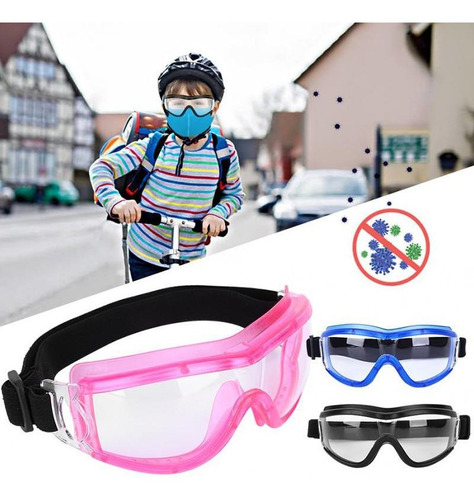 Lentes Goggle De Seguridad Protección  Infantil Niño Y Niña