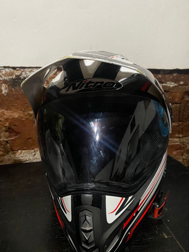 Casco Para Moto Cross Marca Nitro Talle L