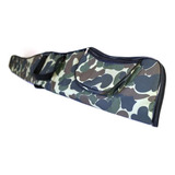 Capa P Carabina Camuflada Com Luneta Forrada Espumada 120cm