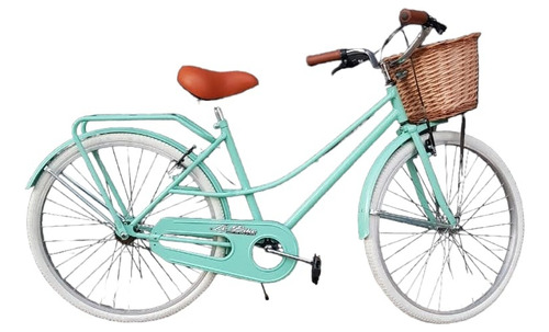 Bicicleta Vintage Con Porta Equipaje Dama Origen Le Bike