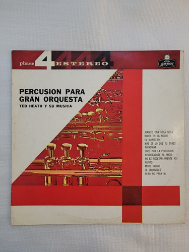 Phase 4 Estereo Percusion Para Gran Orquesta Vinilo Lp 