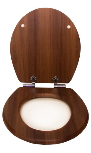 Tapa De Baño, Madera Mdf, Cierre Suave, 42 Cm