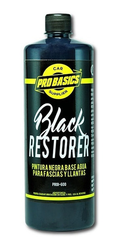 Restaurador Plasticos Negro Black Restorer 500ml Oferta