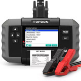 Teste De Bateria Digital Com Impressora Topdon Bt600