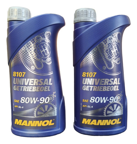 Aceite Mannol 80w90 Api Gl4 2 Litros , Made In Alemania