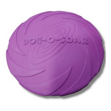 Juguete Dog Disc Disco Flotante Frisbee Caucho 18cm P/ Perro Color Violeta