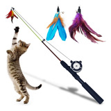 The White Cats Shop Cat Toys - Caña De Pescar Para Gatos, .