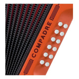 Acordeon Hohner Compadre En Tonalidad Fa Naranja Msi 