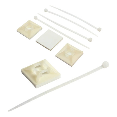 50 Base Adherible Para Cincho Sujetador Atornillable 25x25mm Base Con Cincho | MercadoLibre