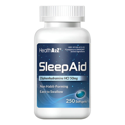 Aux. Dormir Mejor Sueño Difenhidramina 50mg 250cáp Importado | Envío gratis