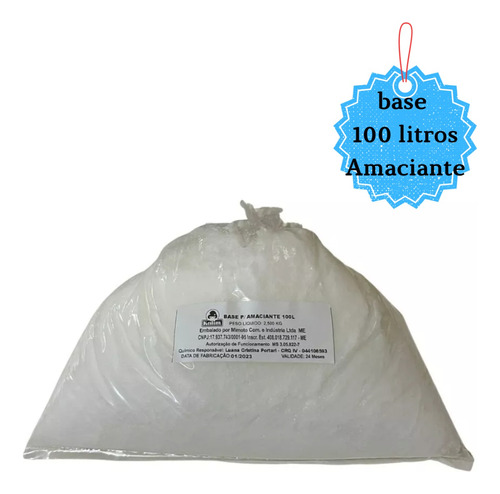 Base Para Fazer 100 L De Amaciante Top 2,5 Kg