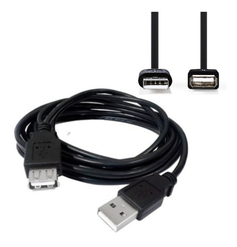 Extensión Cables 3 Mtr Usb Tipo A/macho - Tipo A/hembra