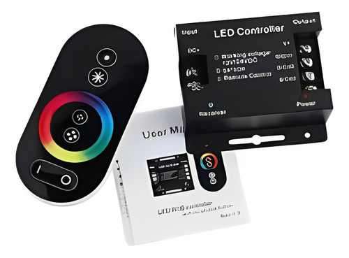 Refletor Led + Controle Rgb Touch 20m Conector Fita Led Neon