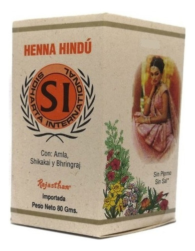  Tinte Henna Hindu - G Tono Rojo