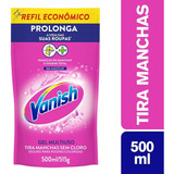 Tira Manchas Em Gel Vanish Multiuso 500ml Roupas Coloridas