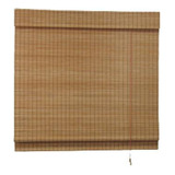 Persiana Romana Bambu Block 140larg X 160alt Natural