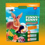 3 Ração Funny Bunny Delícias Da Horta 1,8kg Coelho Promoção