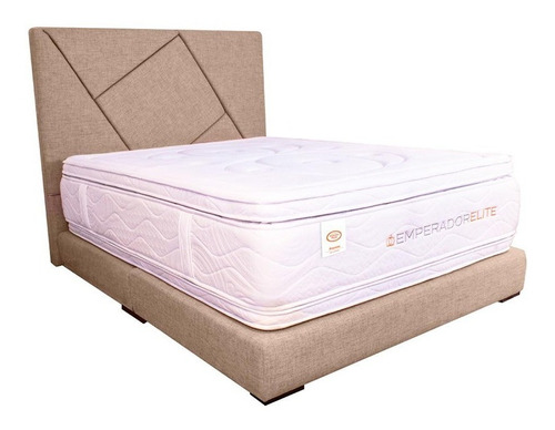  Combo Doble 140 Emperador Pantom + Cabecero + Base Cama