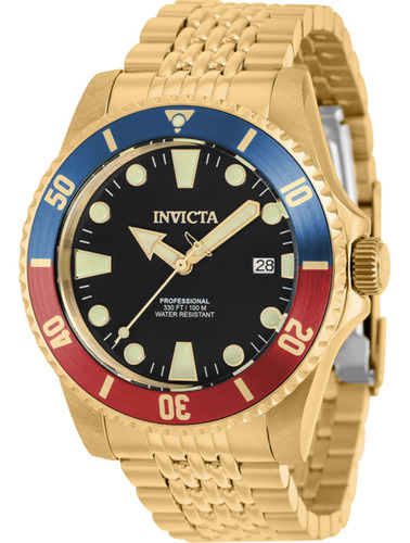 Reloj Automático  Pro Diver 39760 De Acero En Tono Dorado