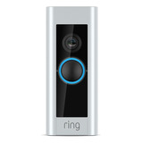 Timbre Inteligente Cableado Ring Doorbell Pro Satin Nickel