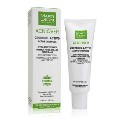 Martiderm Acniover Cremigel Anti Imperfecciones Ácido Salicílico Piel Grasa 40ml | Envío gratis