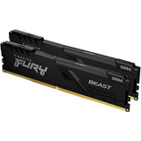 Memoria Ram Kingston Fury Beast Black Ddr4 8g(2x4g) 2666mt/s